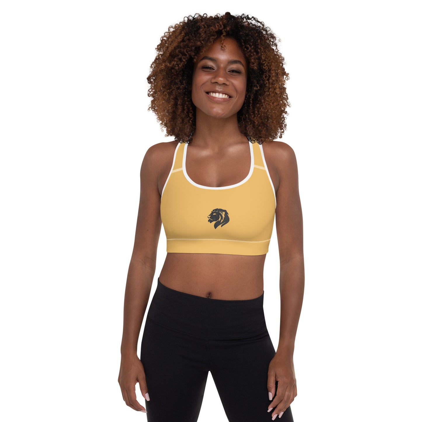 0501 Sports Bra, Solid Gold, 03