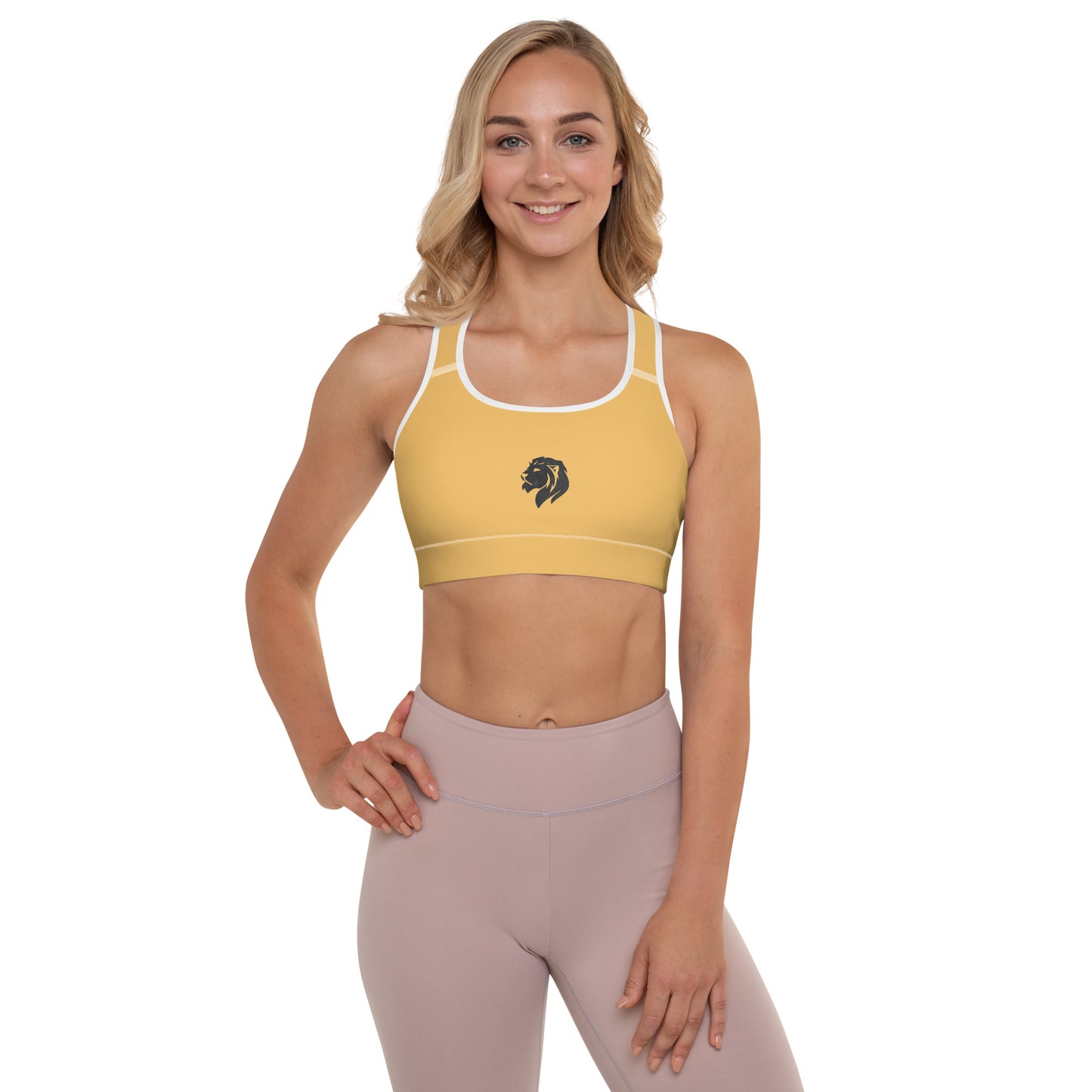 0501 Sports Bra, Solid Gold, 03