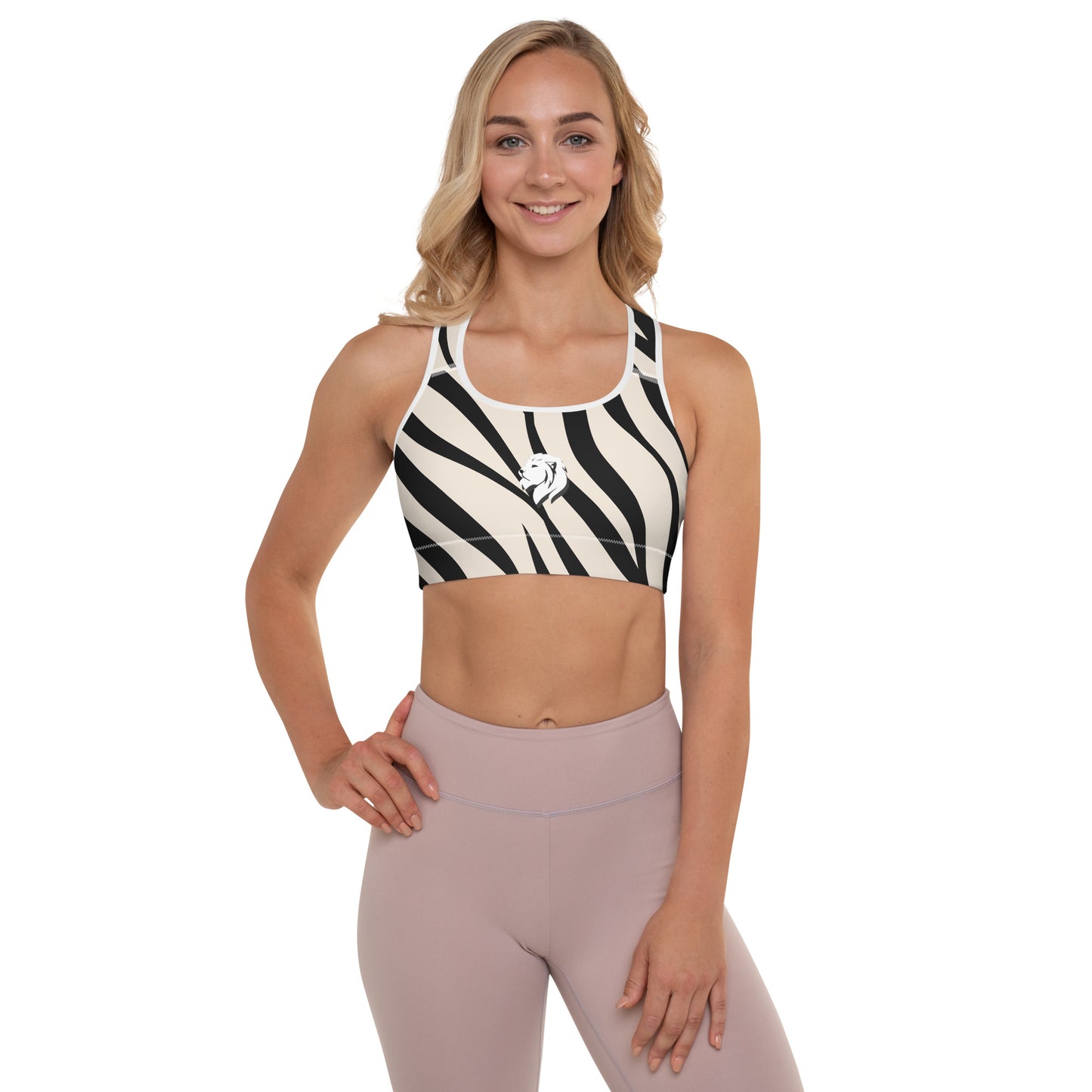 0501 Sports Bra, Zebra, 03