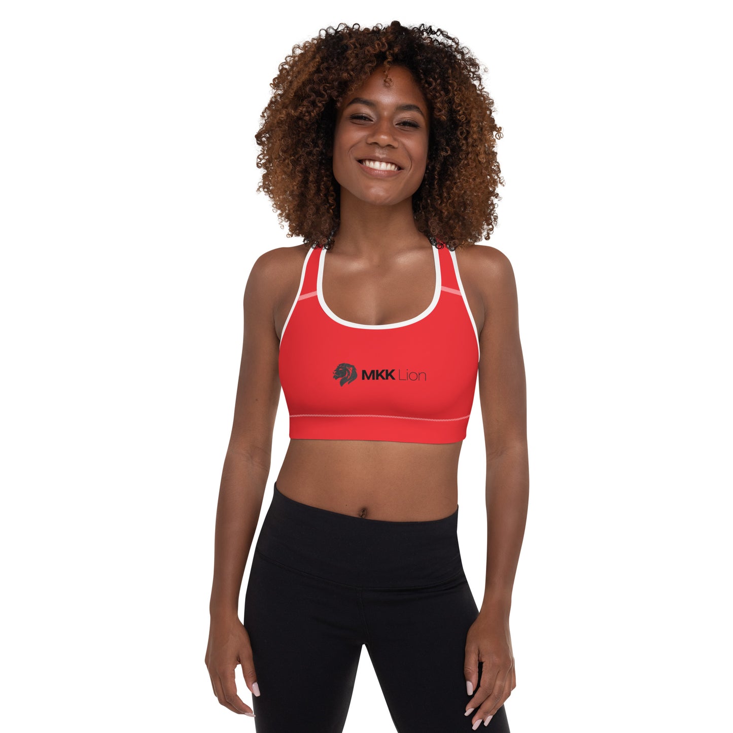 0501 Sports Bra, Solid Red, MKK Name