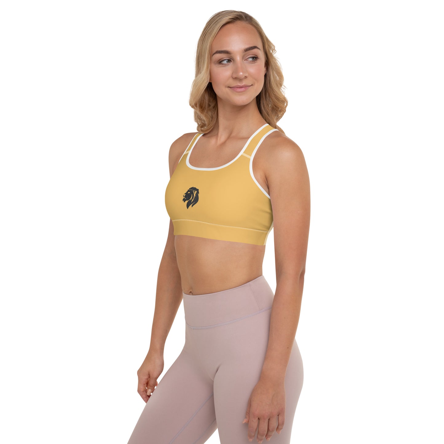 0501 Sports Bra, Solid Gold, 03