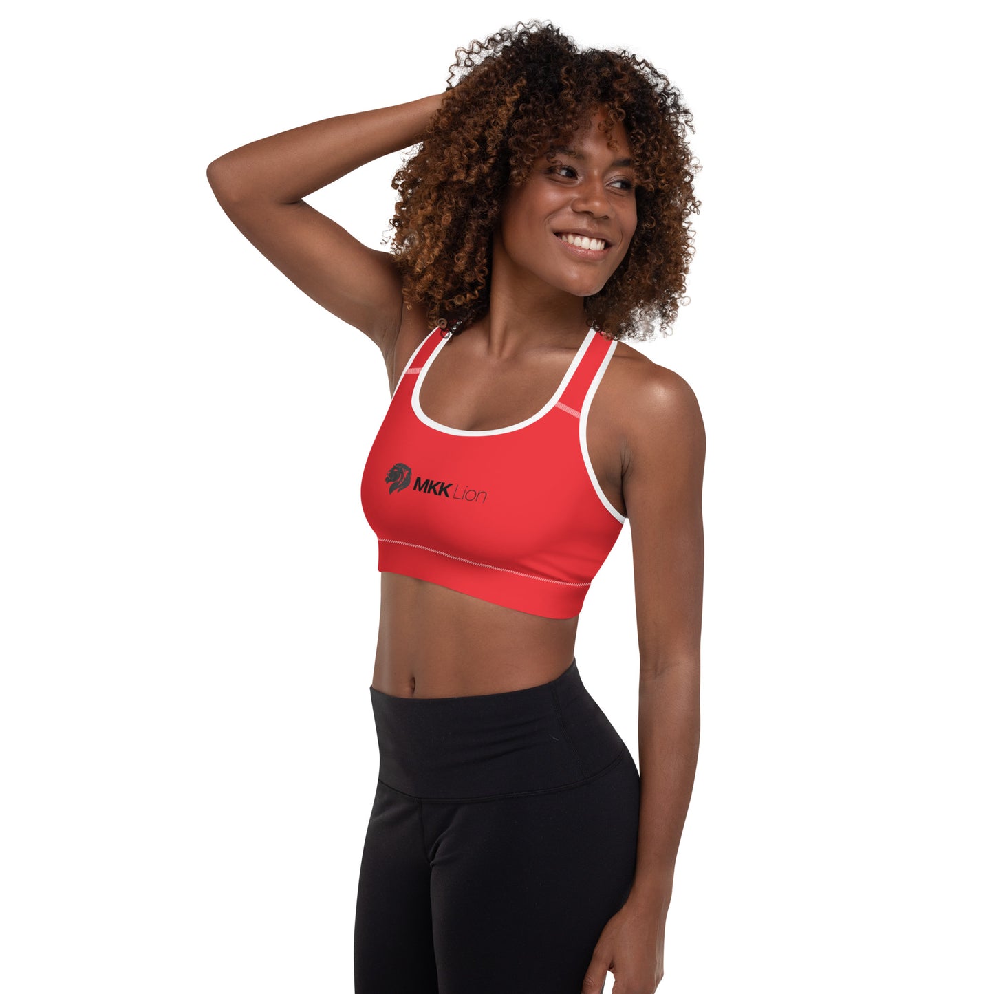 0501 Sports Bra, Solid Red, MKK Name