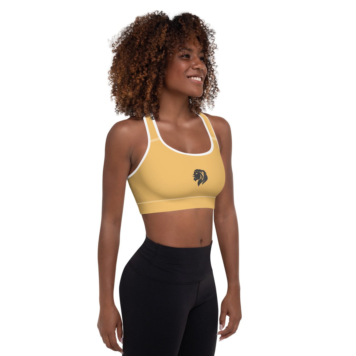 0501 Sports Bra, Solid Gold, 03