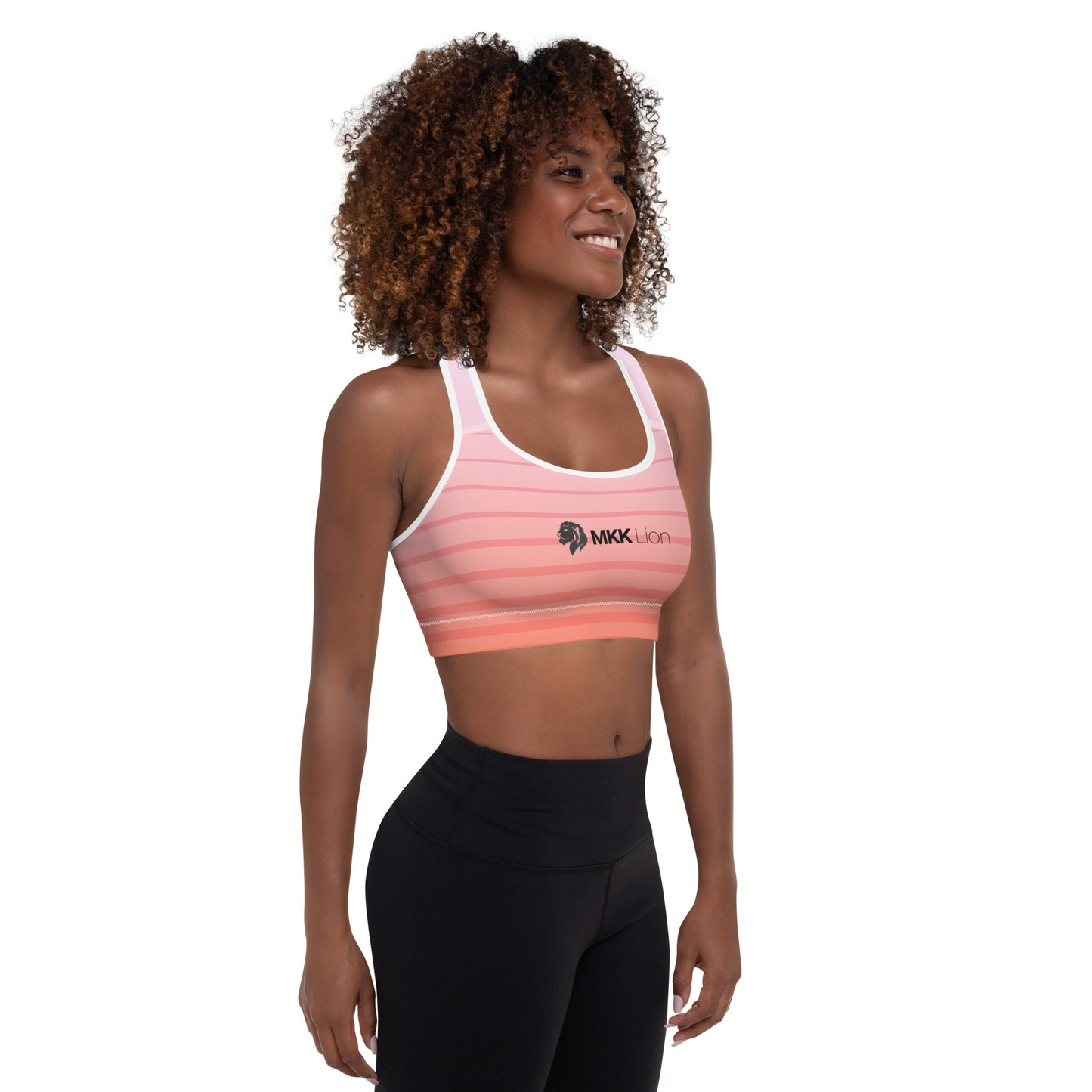 0501 Sports Bra, Stripes 6 Red to Pink, MKK Name