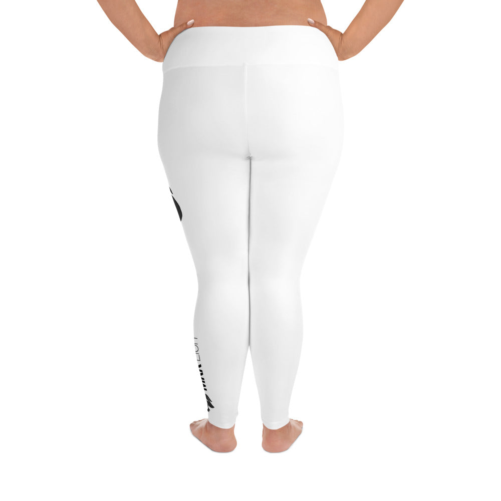 0304 Plus Leggings, Solid White