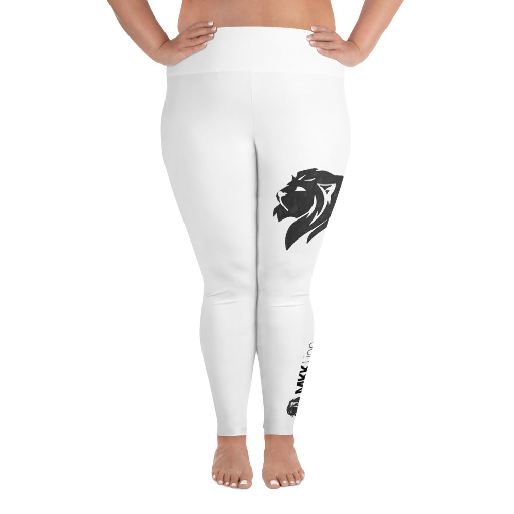 0304 Plus Leggings, Solid White