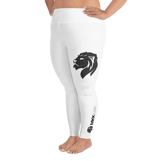 0304 Plus Leggings, Solid White