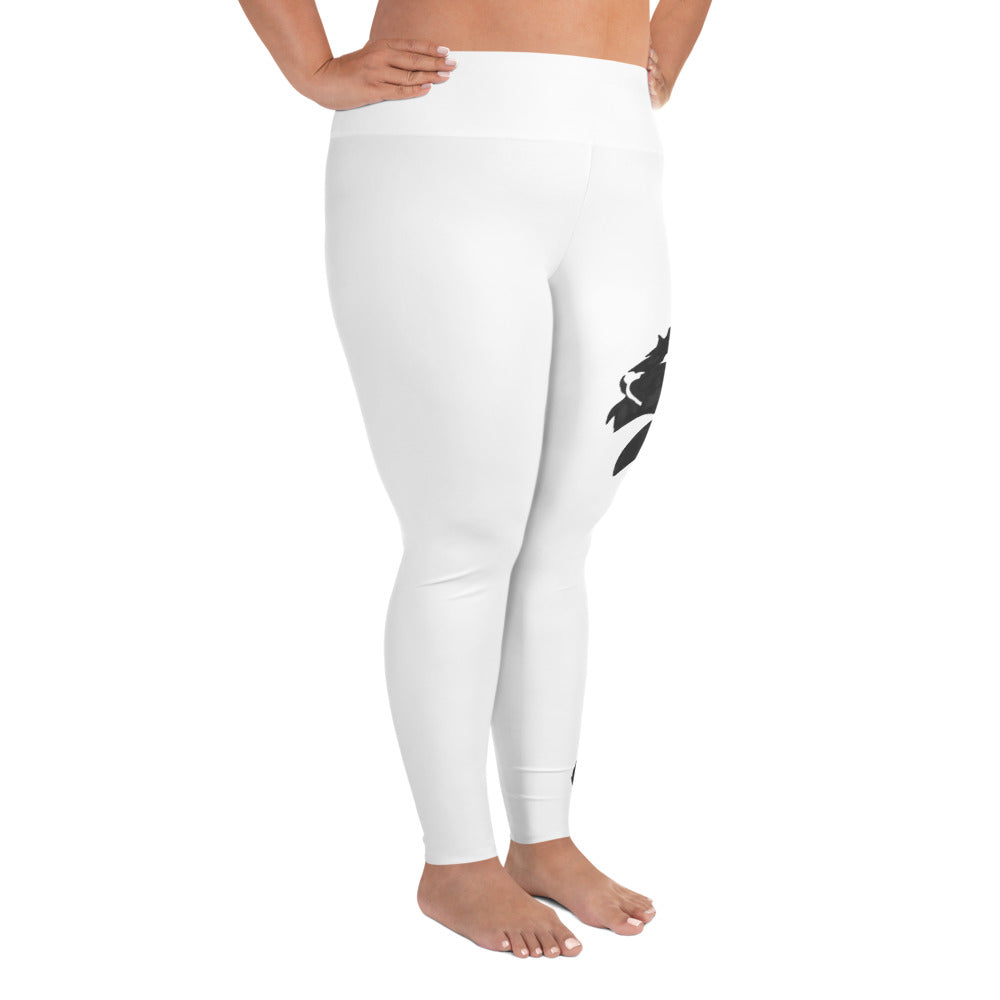 0304 Plus Leggings, Solid White