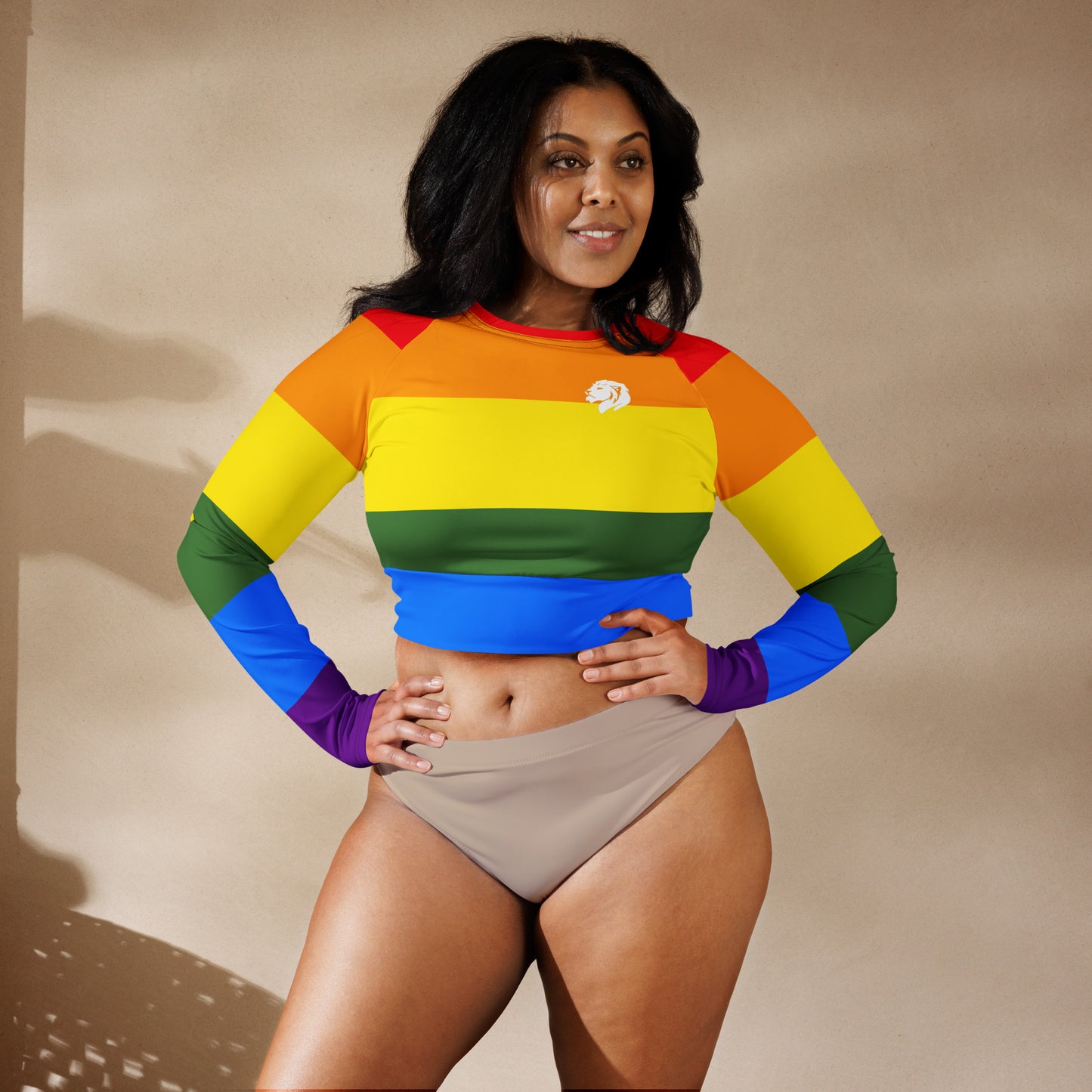 0103 Long-Sleeve Crop Top, Pride, 02