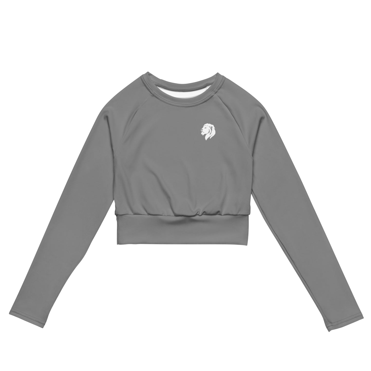 0103 Long-Sleeve Crop Top, Solid Grey, 02