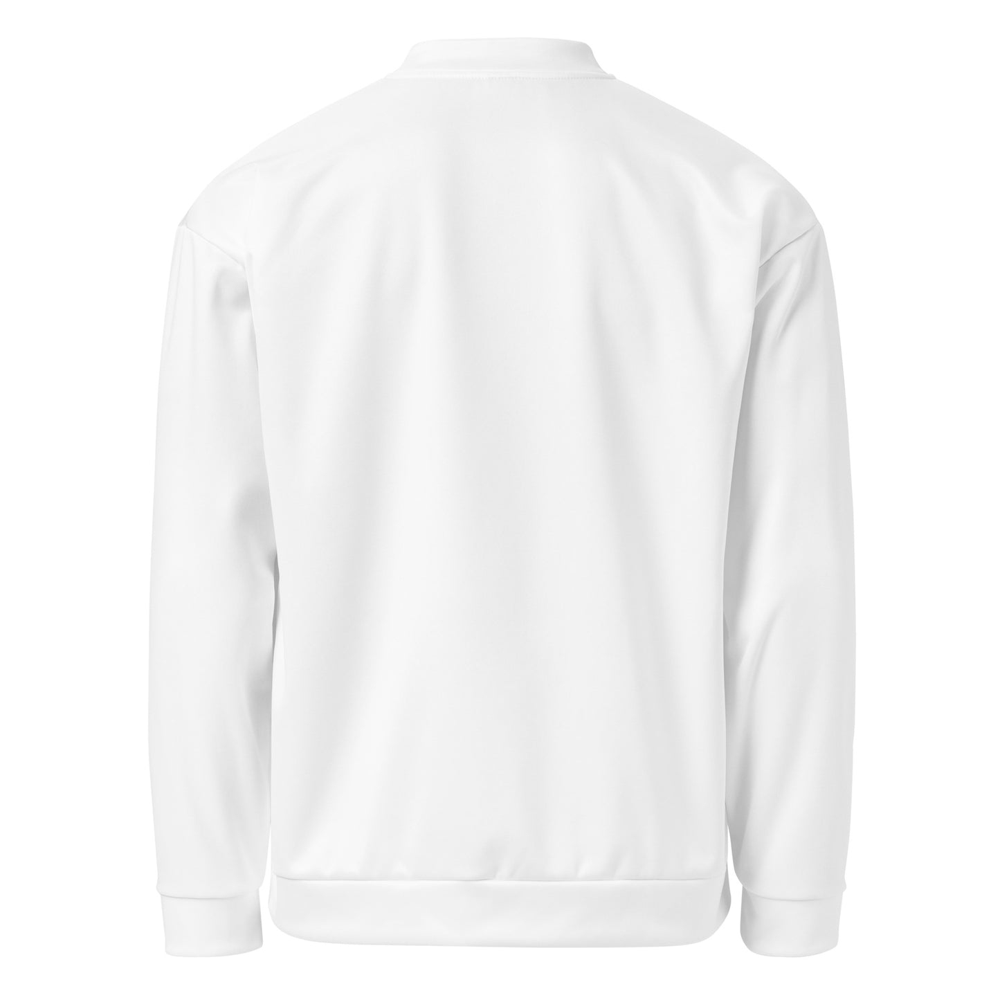 0601c Unisex Bomber Jacket, Solid White, 02