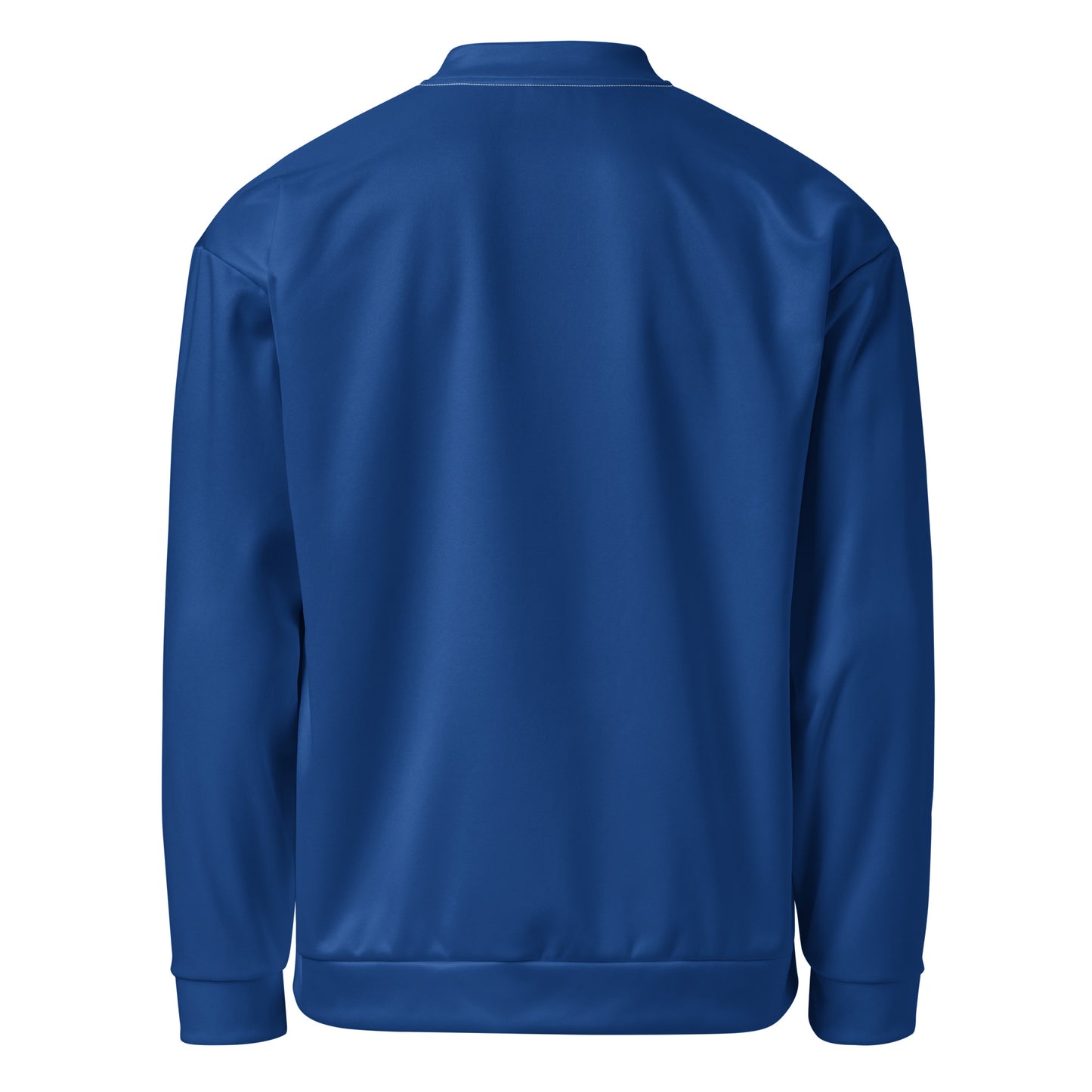 0601c Unisex Bomber Jacket, Solid Blue, 02