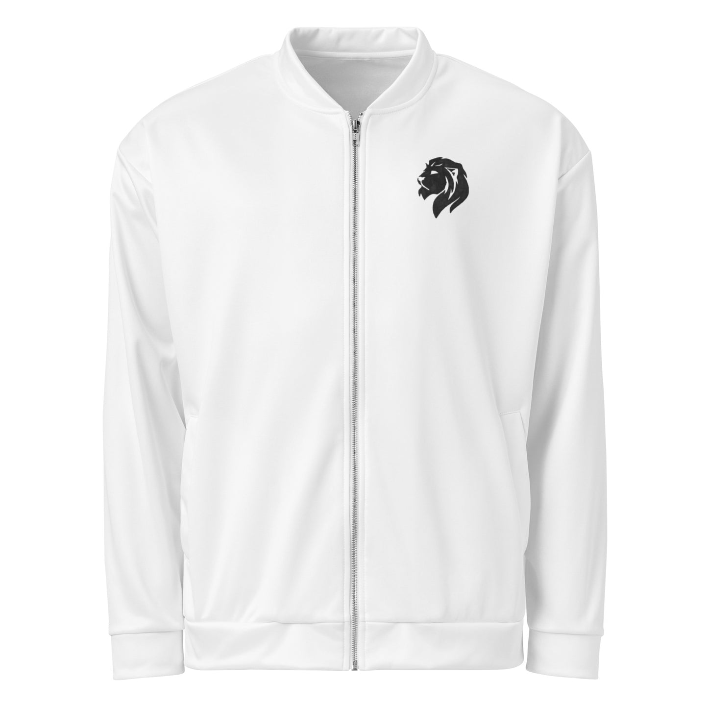 0601c Unisex Bomber Jacket, Solid White, 02