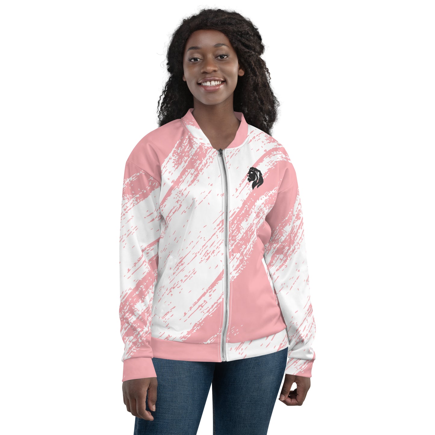 0601c Unisex Bomber Jacket, Abstract 37, 03