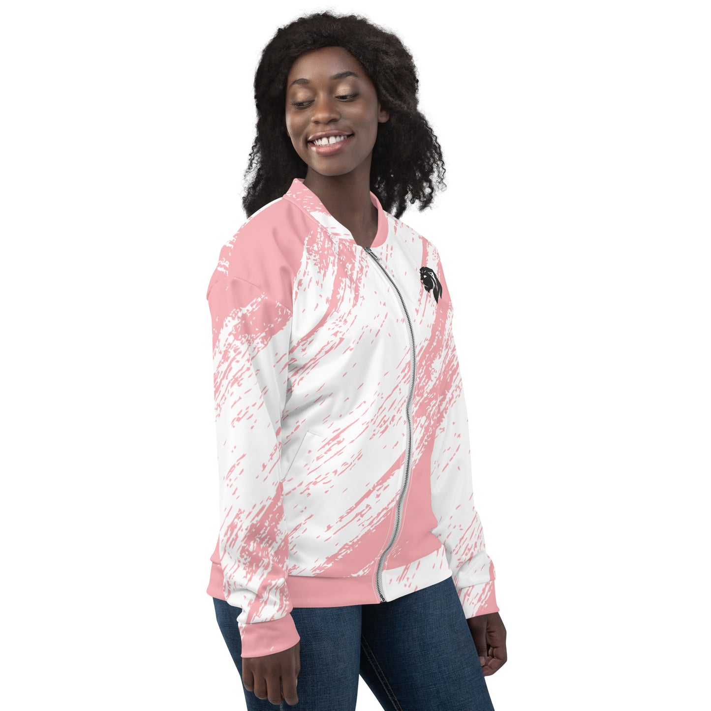 0601c Unisex Bomber Jacket, Abstract 37, 03