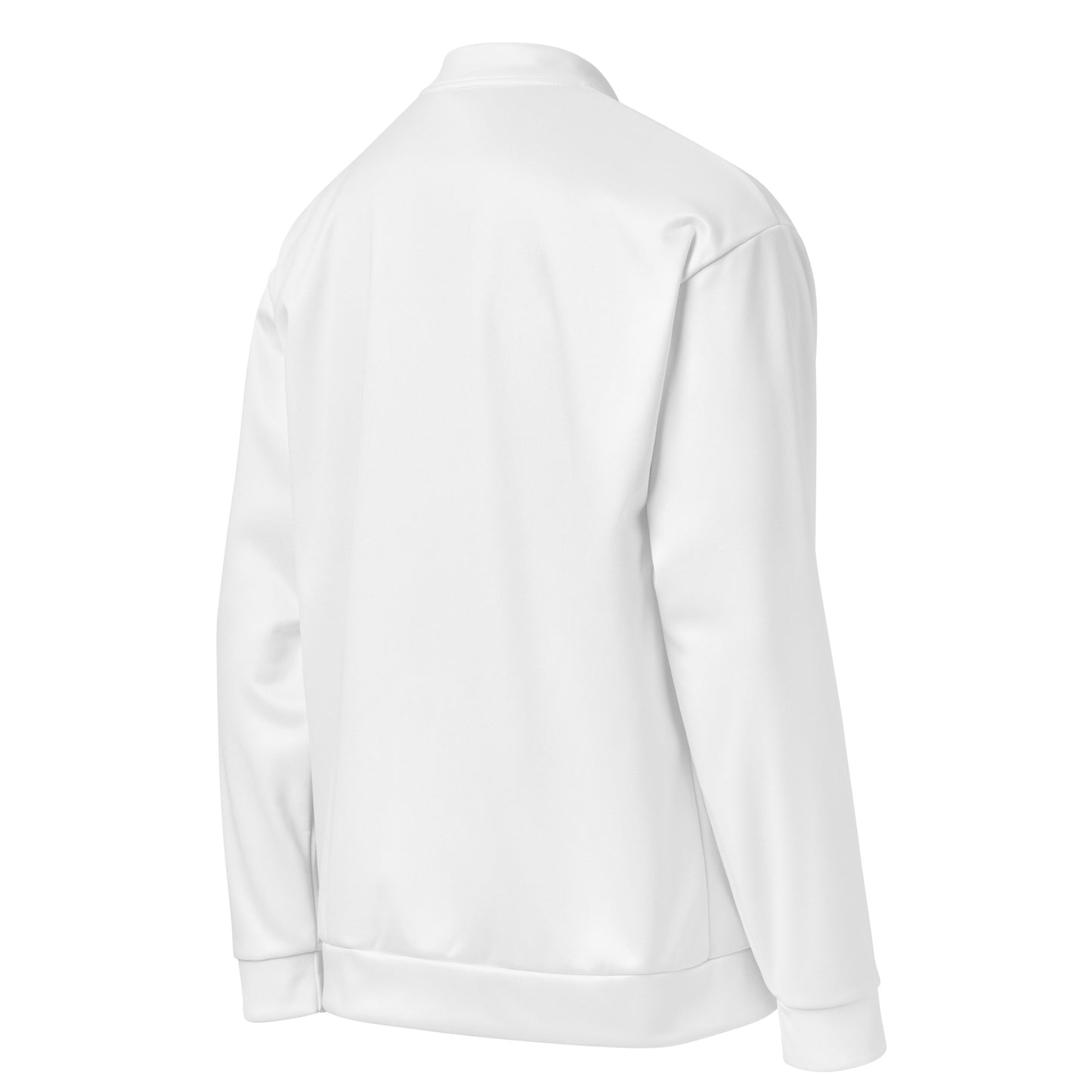 0601c Unisex Bomber Jacket, Solid White, 02