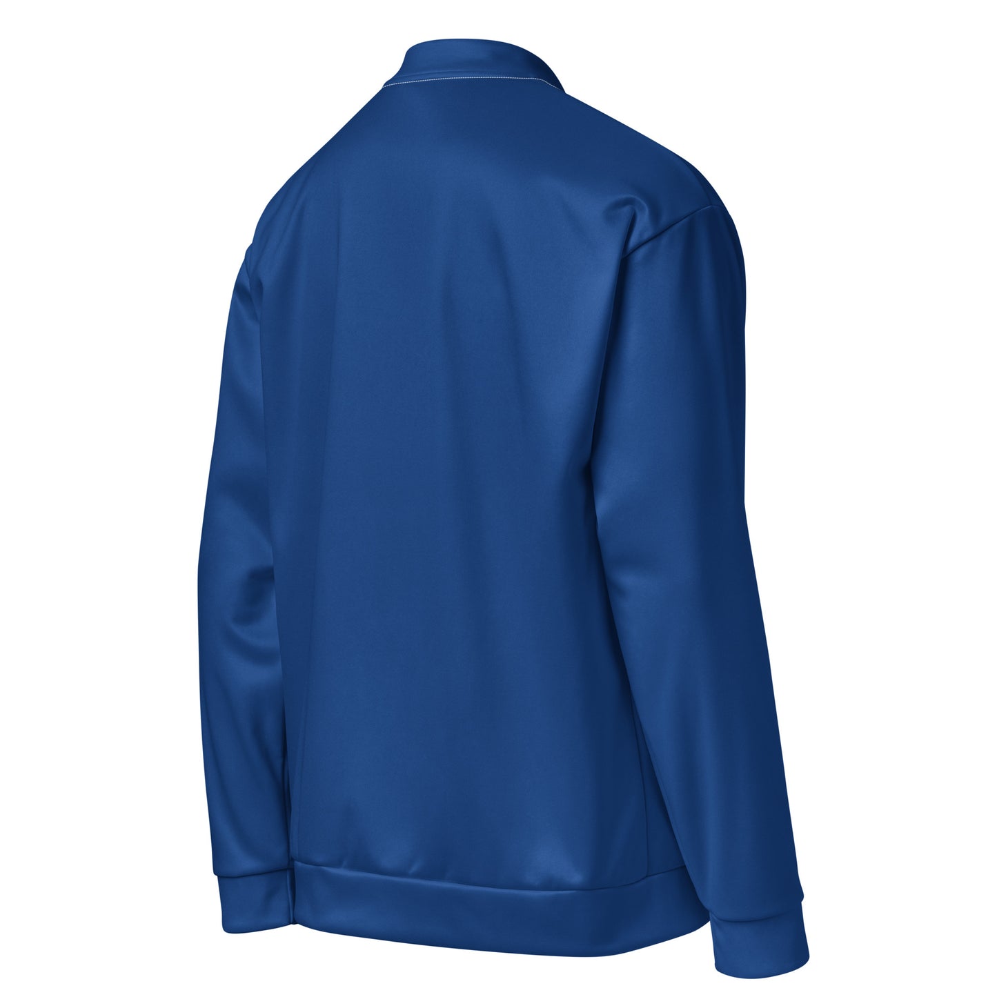 0601c Unisex Bomber Jacket, Solid Blue, 02