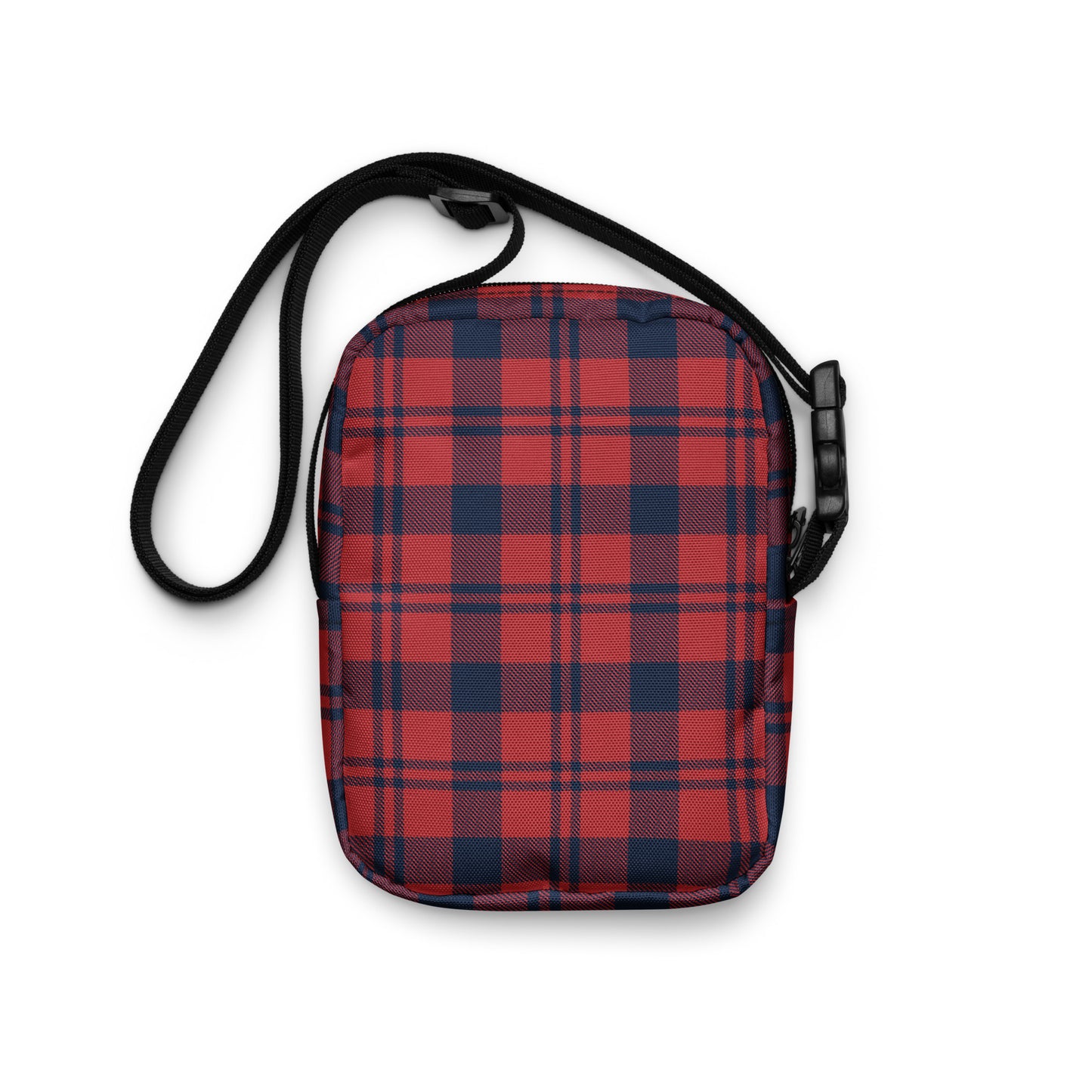 0904 Messenger Bag, Plaid Red and Blue, 02