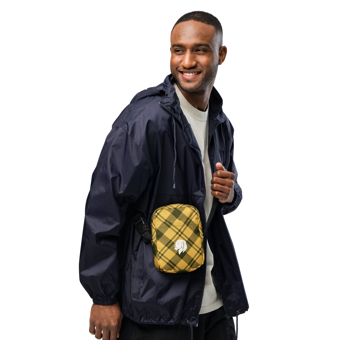 0904 Messenger Bag, Plaid Yellow, 02