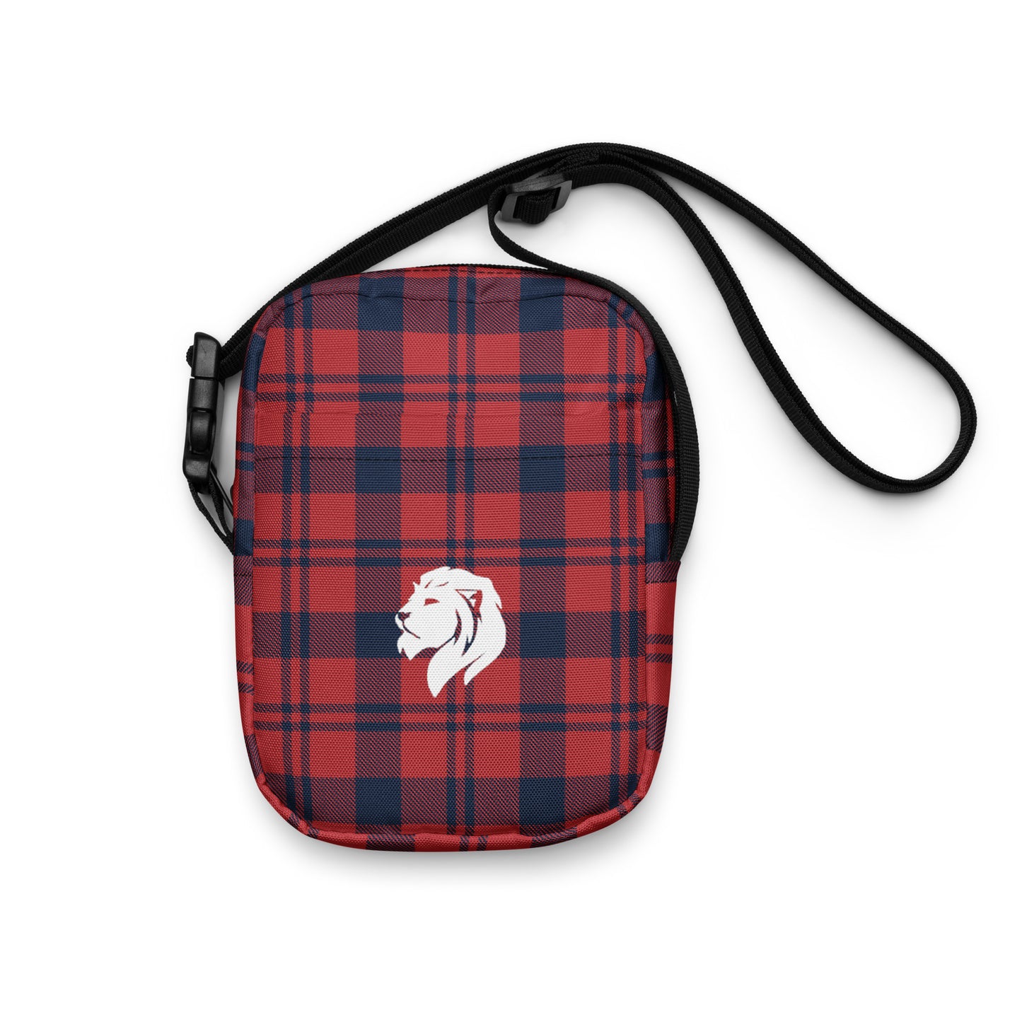 0904 Messenger Bag, Plaid Red and Blue, 02