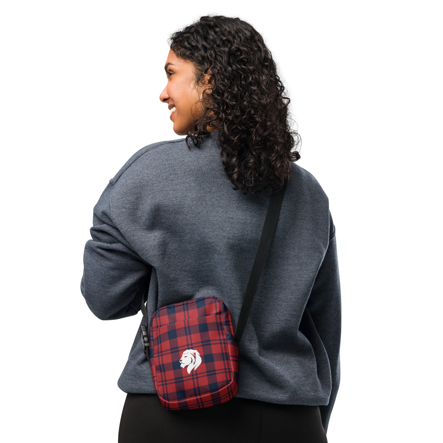 0904 Messenger Bag, Plaid Red and Blue, 02