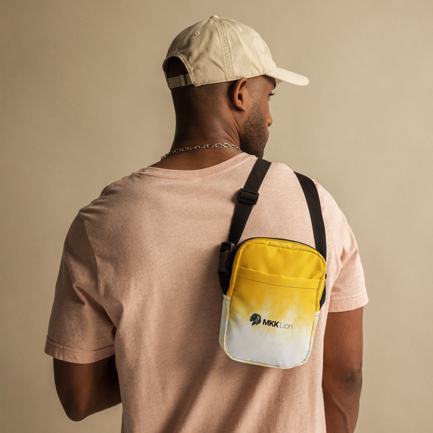 0904 Messenger Bag, Gradient White to Yellow, MKK