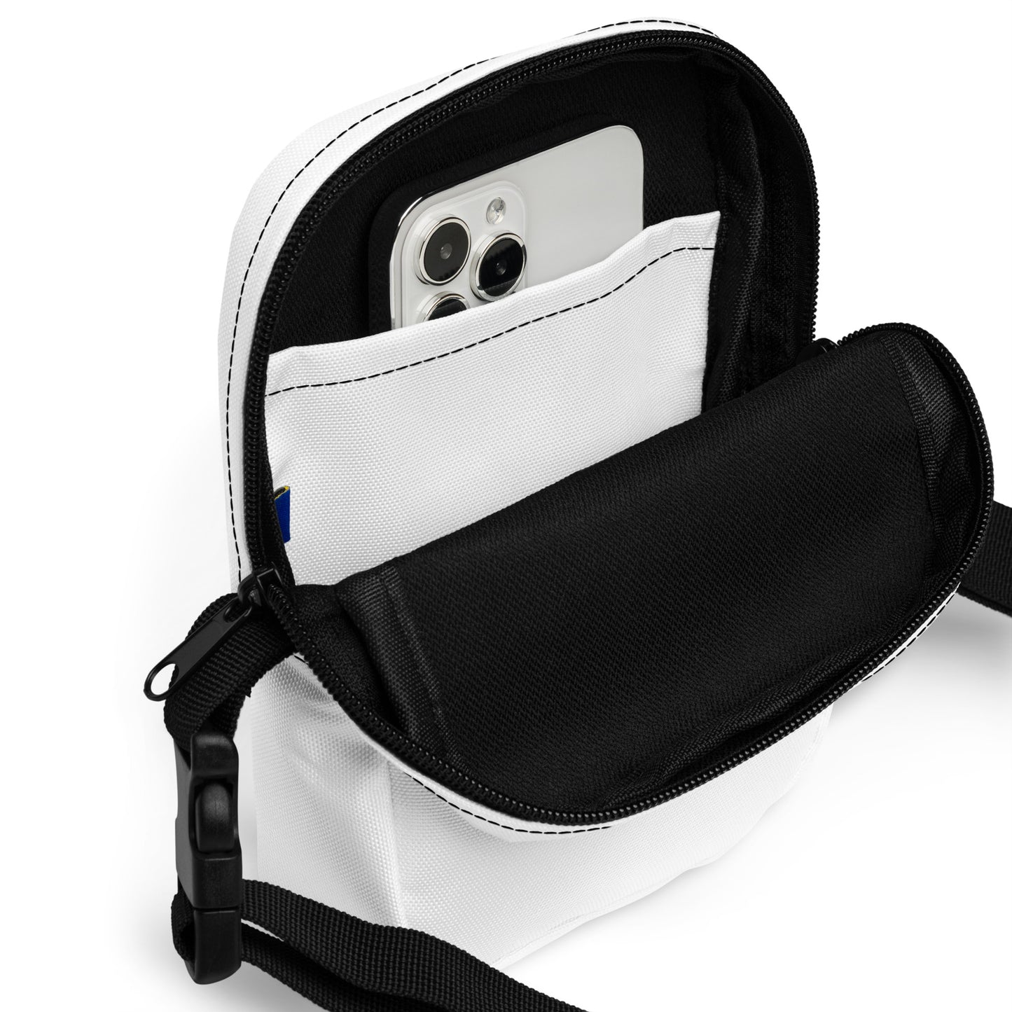 0904 Messenger Bag, Solid White, 02