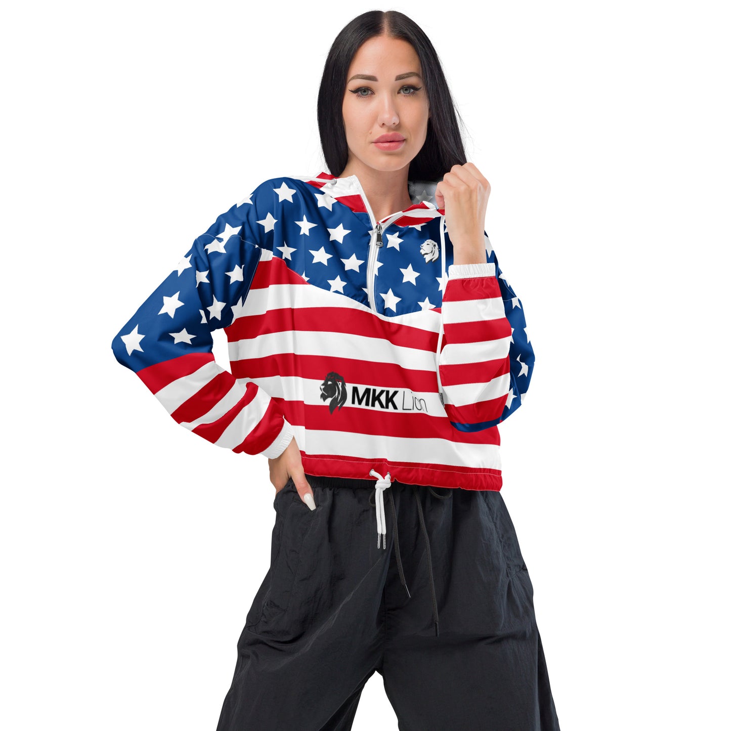 0604 Women’s Cropped Windbreaker, USA, 02