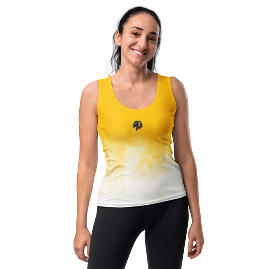 Gradient White to Yellow, 0107 Women's Vest, 02