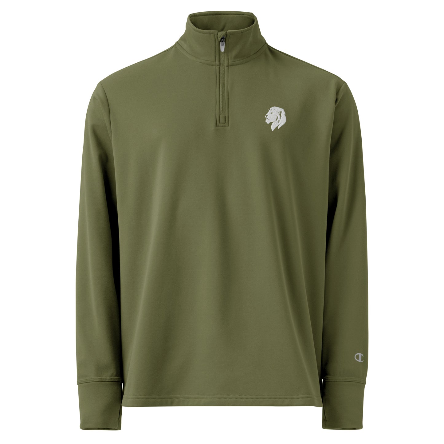 0105b Champion Men's Quarter Zip Pullover, 02