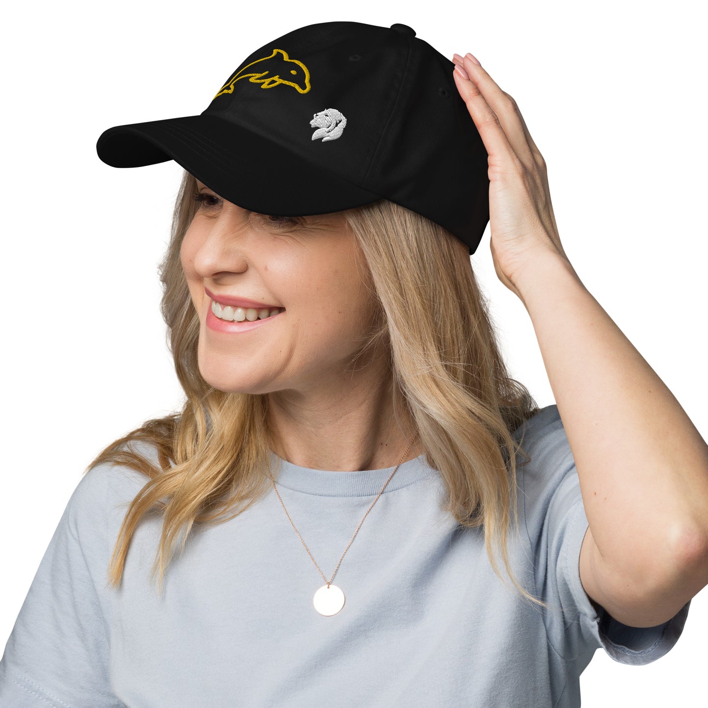 0802z Baseball Cap, Animal - Dolphin