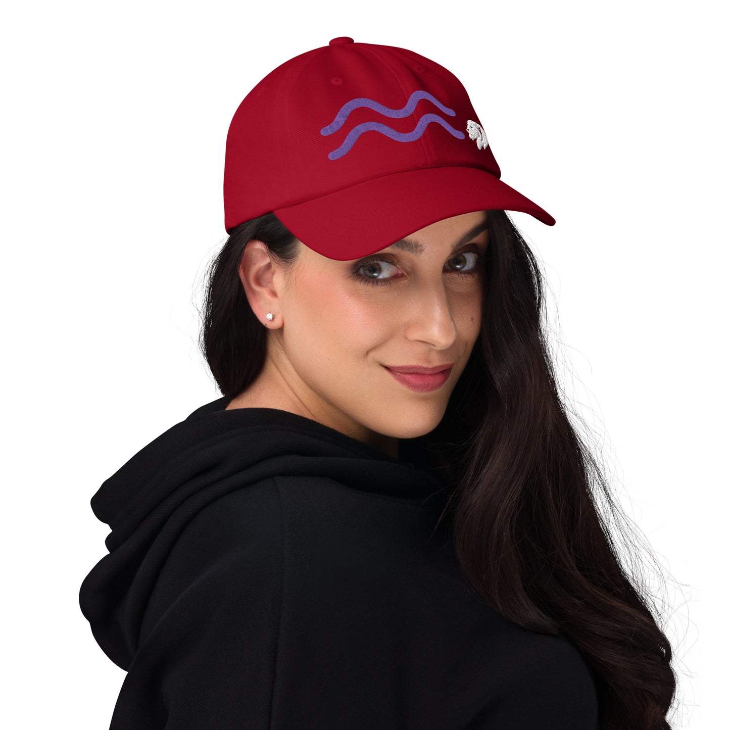 0802z Baseball Cap, Astrology Zodiac - Aquarius