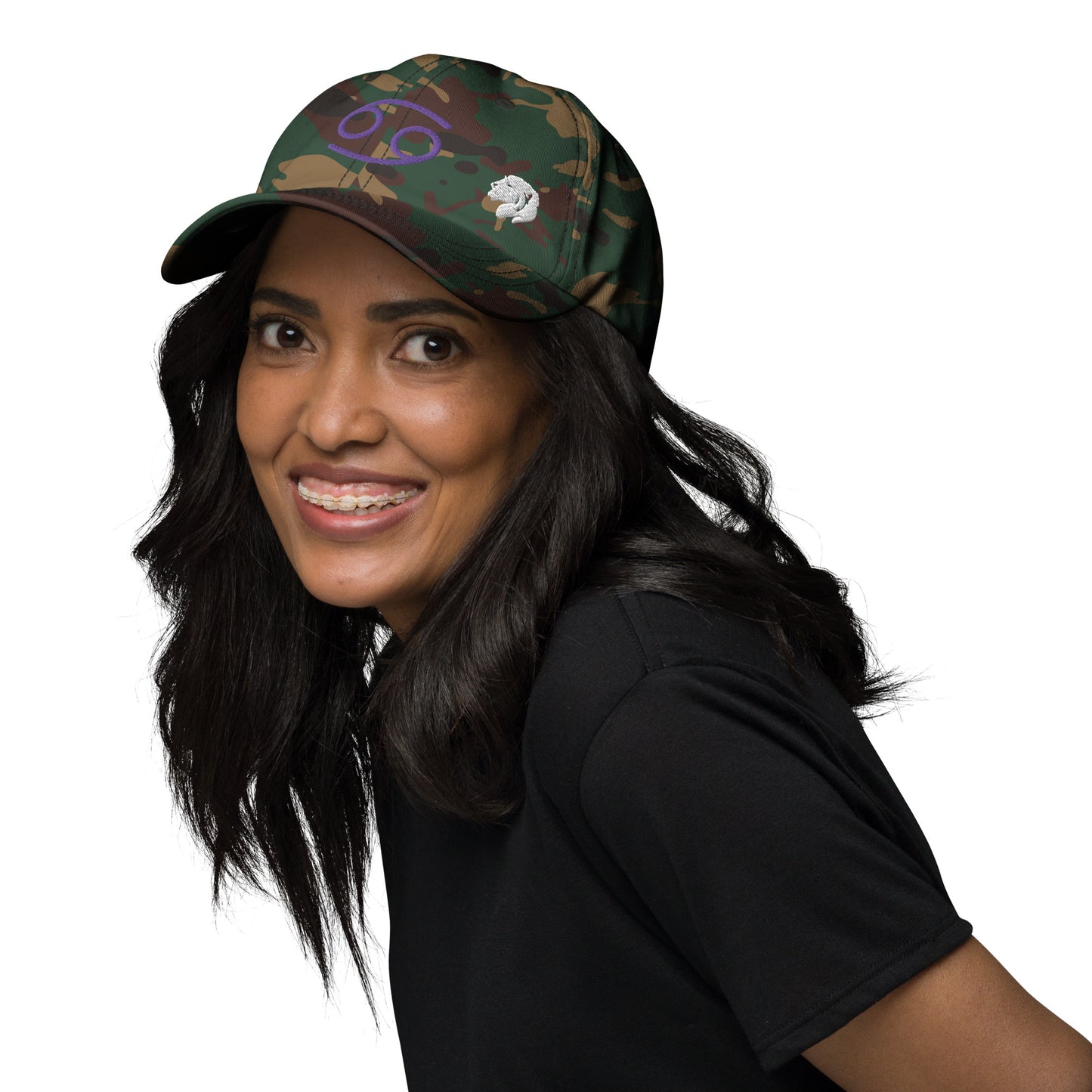 0802z Baseball Cap, Astrology Zodiac - Cancer Crab