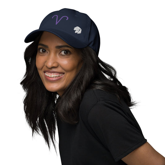 0802z Baseball Cap, Astrology Zodiac - Aries Ram