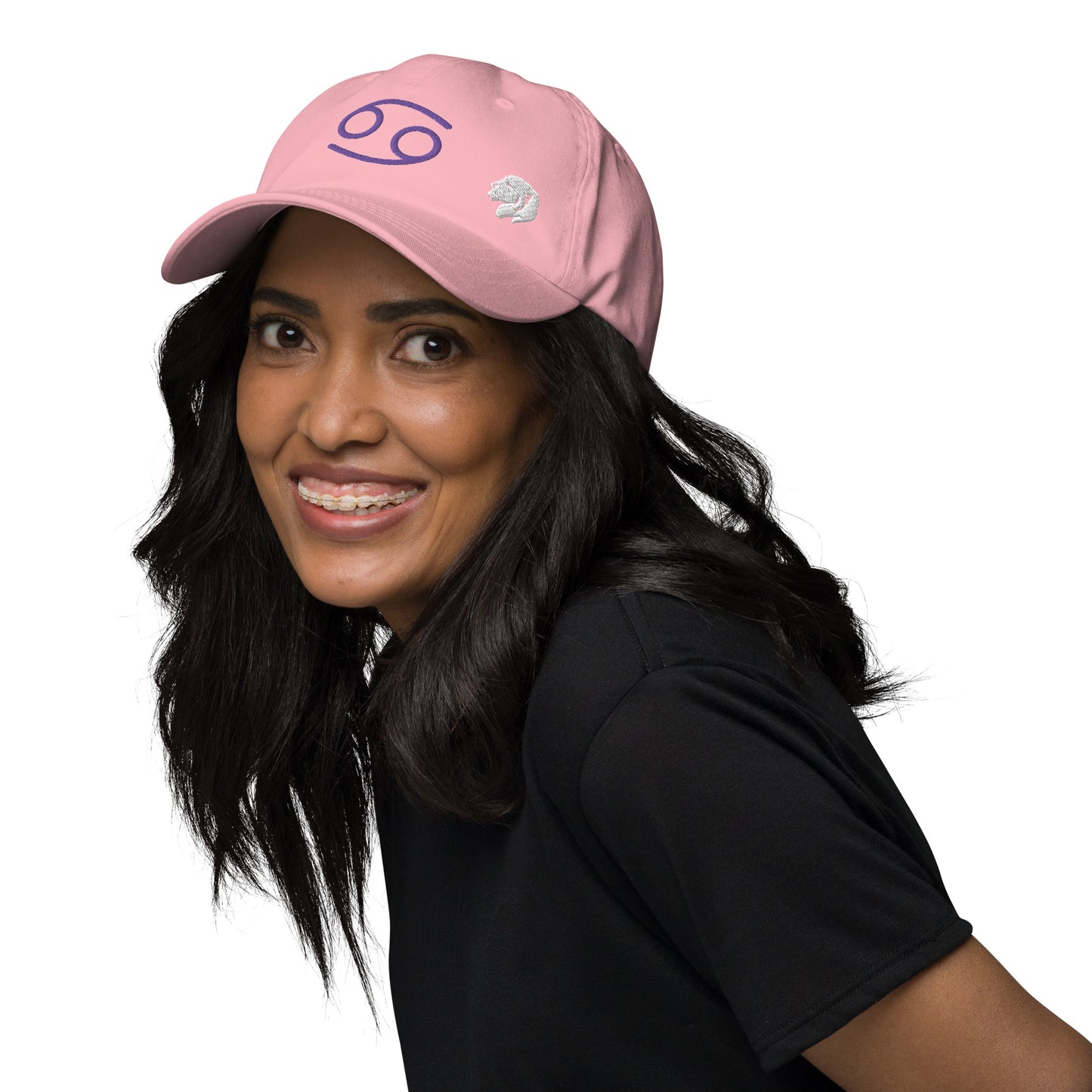 0802z Baseball Cap, Astrology Zodiac - Cancer Crab