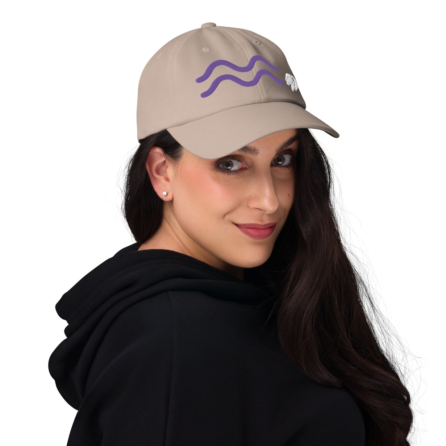 0802z Baseball Cap, Astrology Zodiac - Aquarius