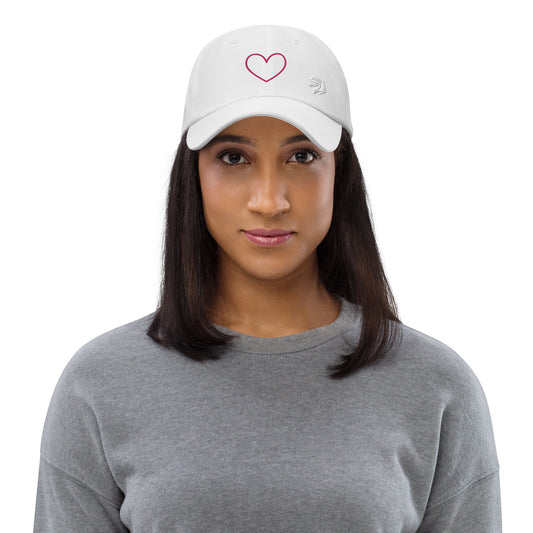 0802z Baseball Cap, Cards - Hearts