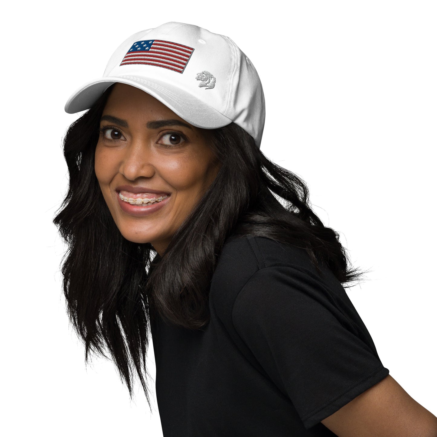 0802z Baseball Cap, USA - Flag