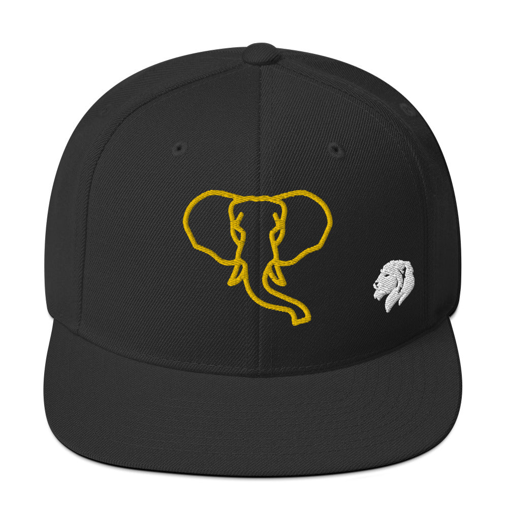 0803z Snapback Cap, Animal - Elephant, 02