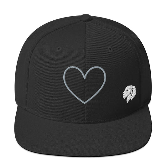 0803 Snapback Cap, Cards - Hearts, 02