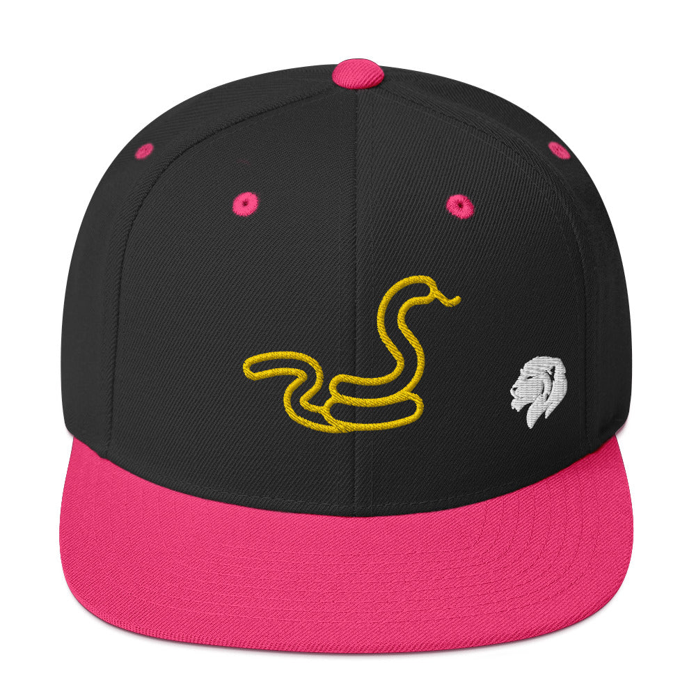 0803z Snapback Cap, Animal - Snake, 02