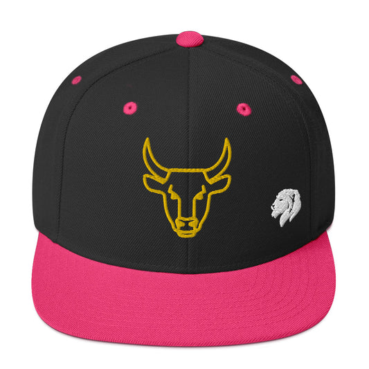 0803 Snapback Cap, Animal - Bull Head, 02