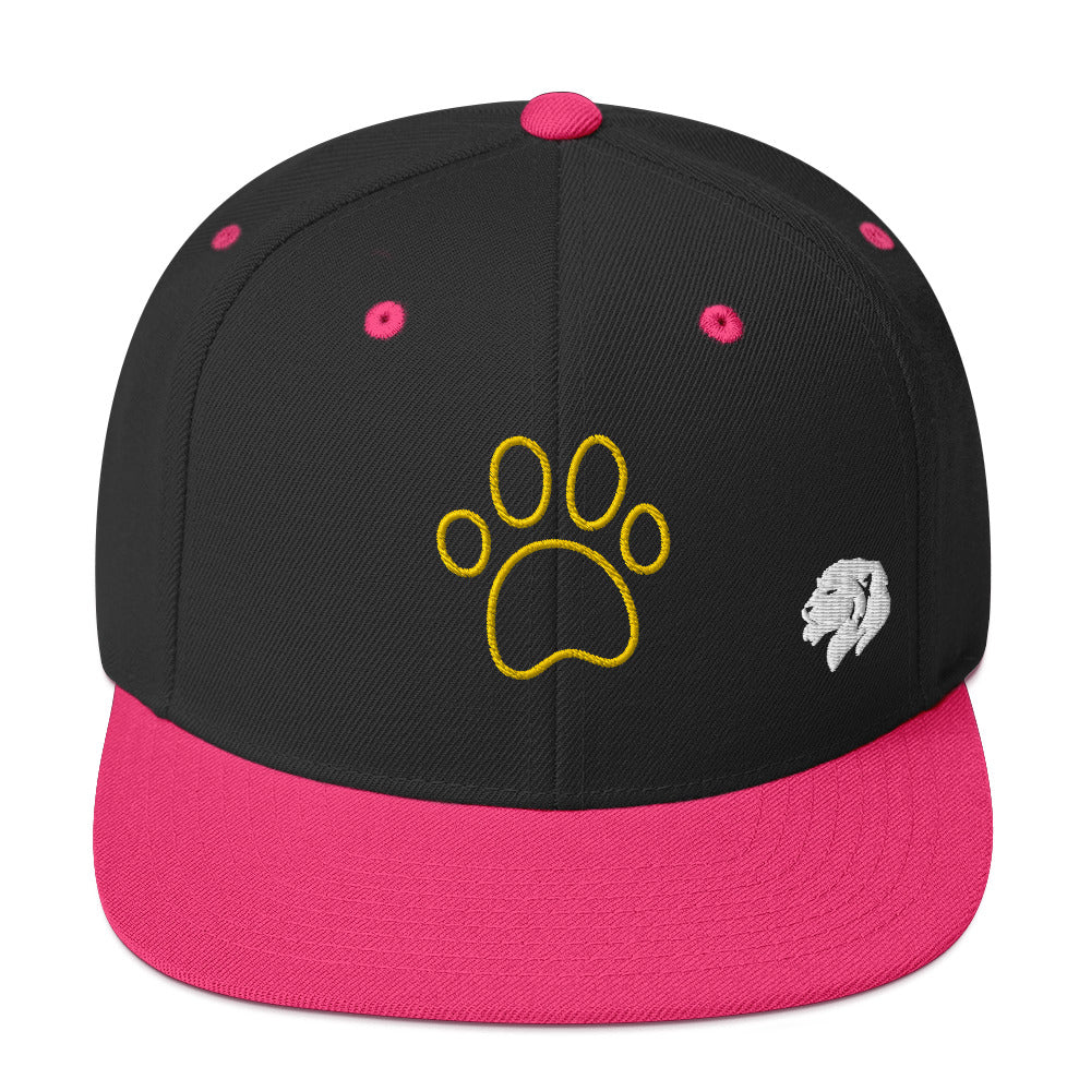 0803z Snapback Cap, Animal - Dog Paw, 02