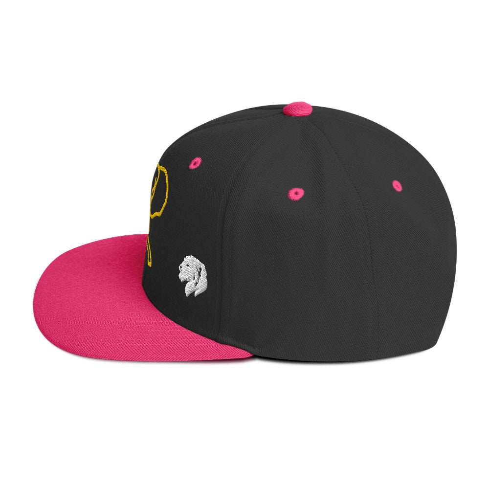 0803z Snapback Cap, Animal - Elephant, 02