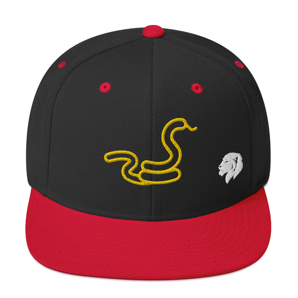 0803z Snapback Cap, Animal - Snake, 02