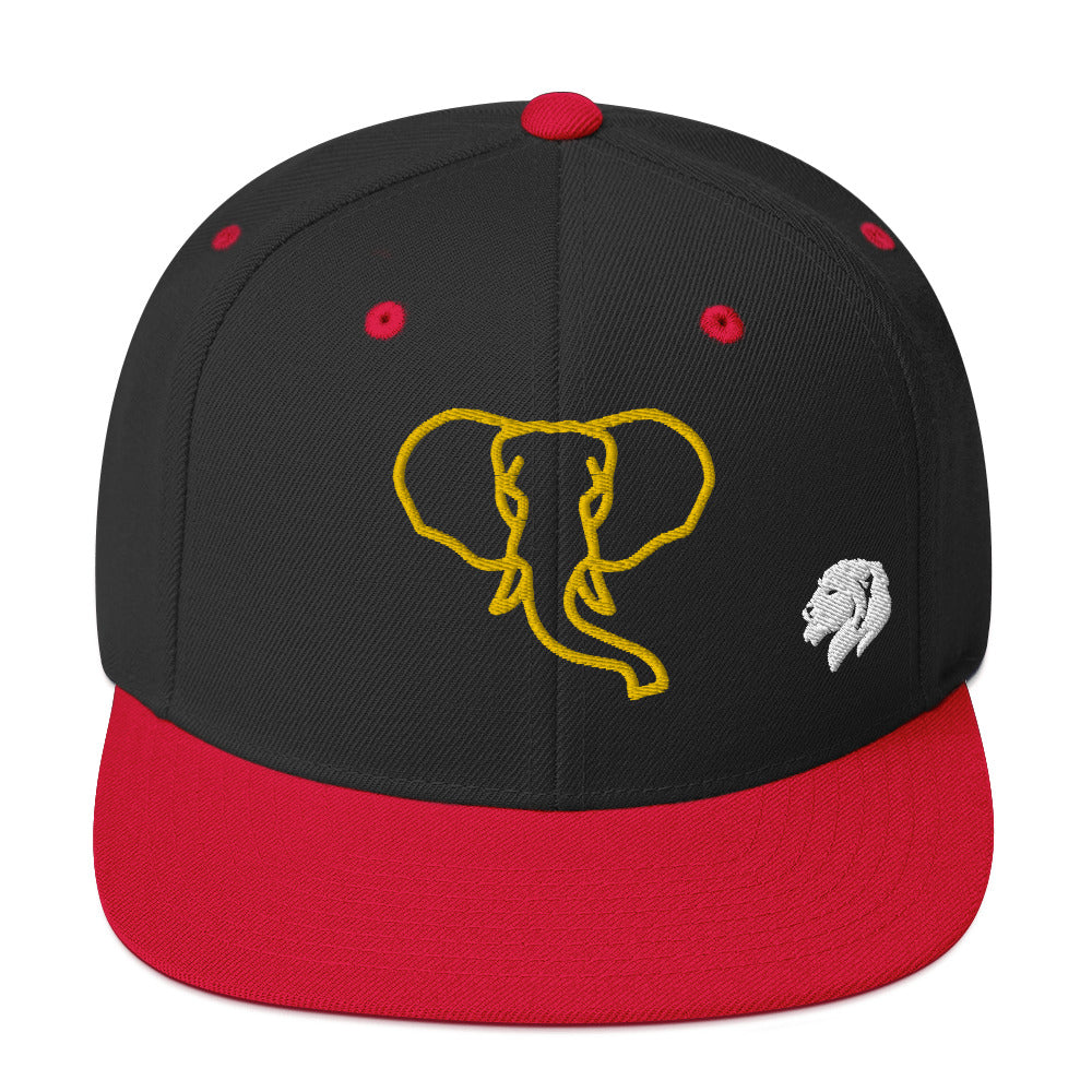 0803z Snapback Cap, Animal - Elephant, 02