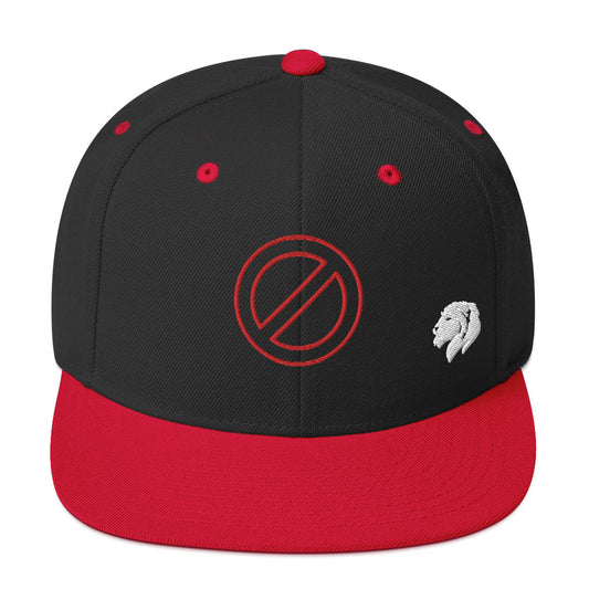 0803z Snapback Cap, Red - No Entry, 02