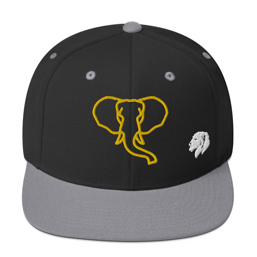 0803z Snapback Cap, Animal - Elephant, 02