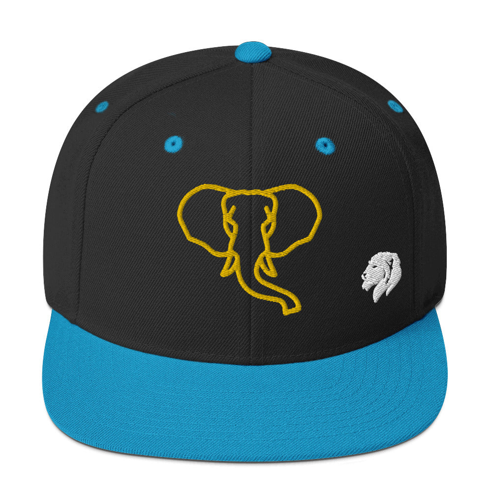 0803z Snapback Cap, Animal - Elephant, 02