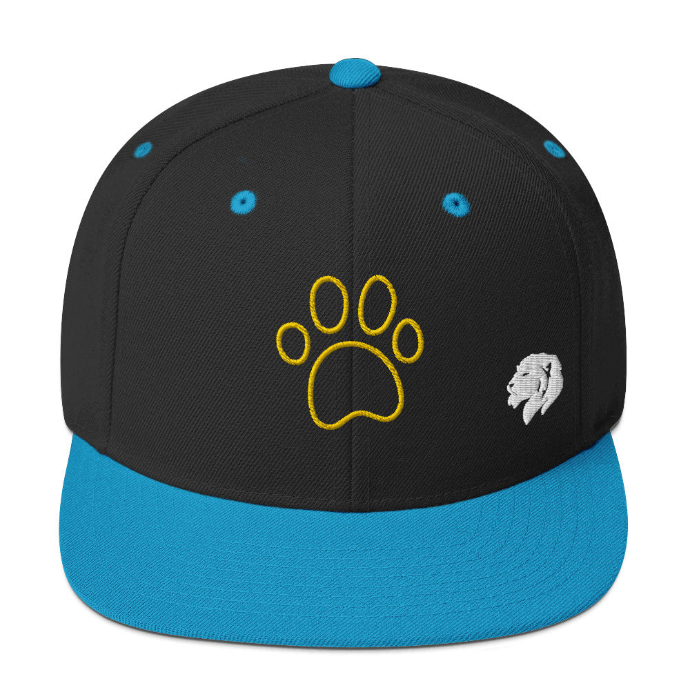 0803z Snapback Cap, Animal - Dog Paw, 02